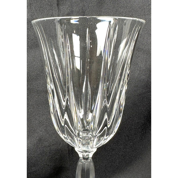 Noritake VENDOME Crystal Water Goblet Vintage Retired 8 5/8" Stunning! - Picture 5 of 6